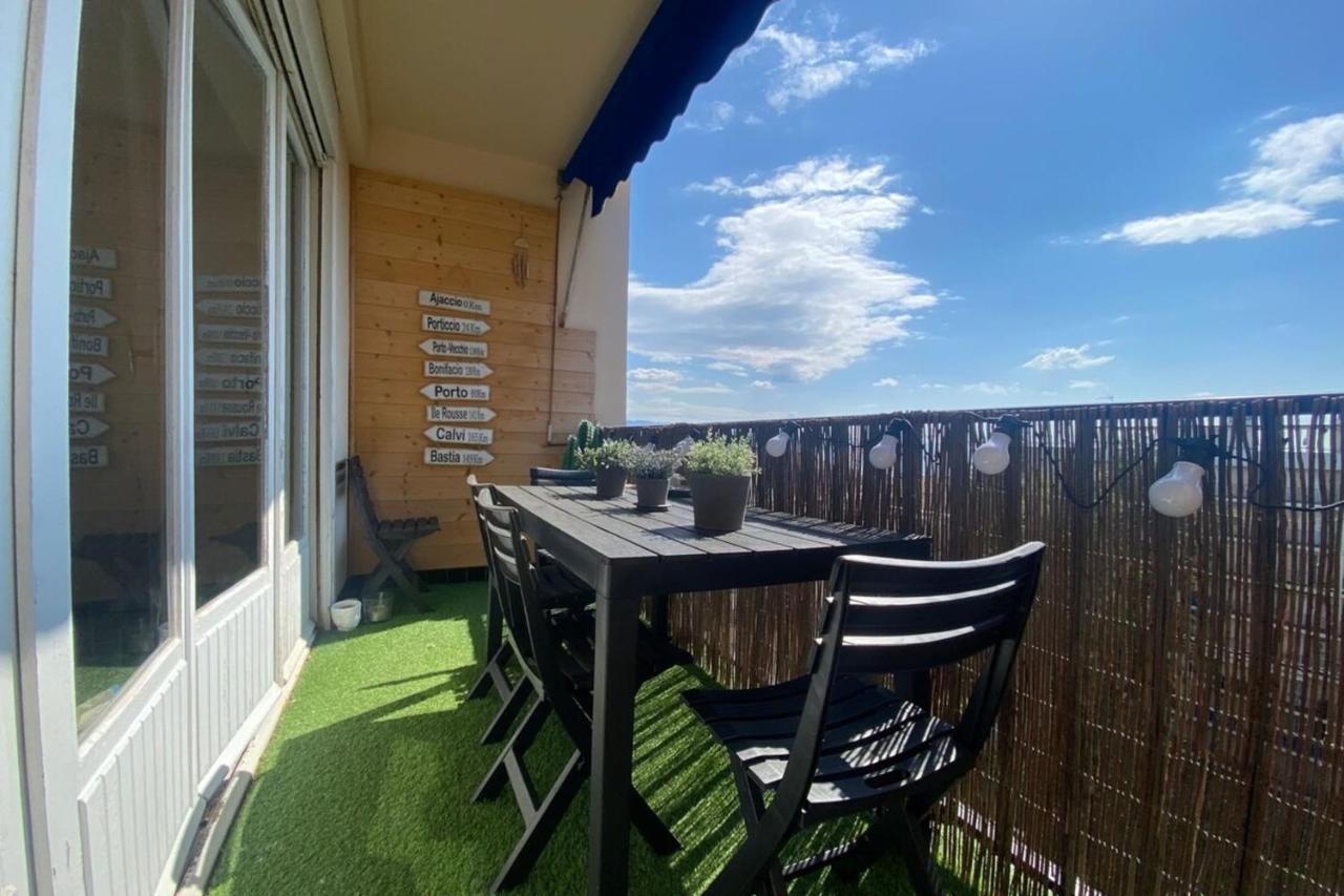 Vue Mer Au Carre D'Or De Ajaccio - Parking, Wifi Apartment Екстериор снимка