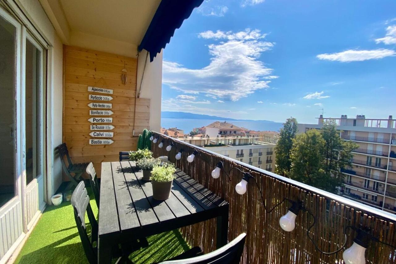 Vue Mer Au Carre D'Or De Ajaccio - Parking, Wifi Apartment Екстериор снимка